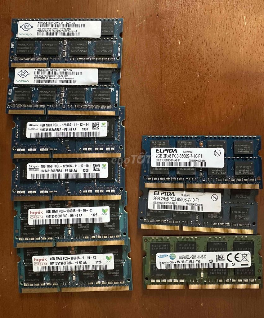 RAM laptop DDR3 tháo máy. Mua bán Linh kiện (RAM, Card...) tại Quận Bình Thạnh Tp Hồ Chí Minh được đăng bởi Phú hình 1