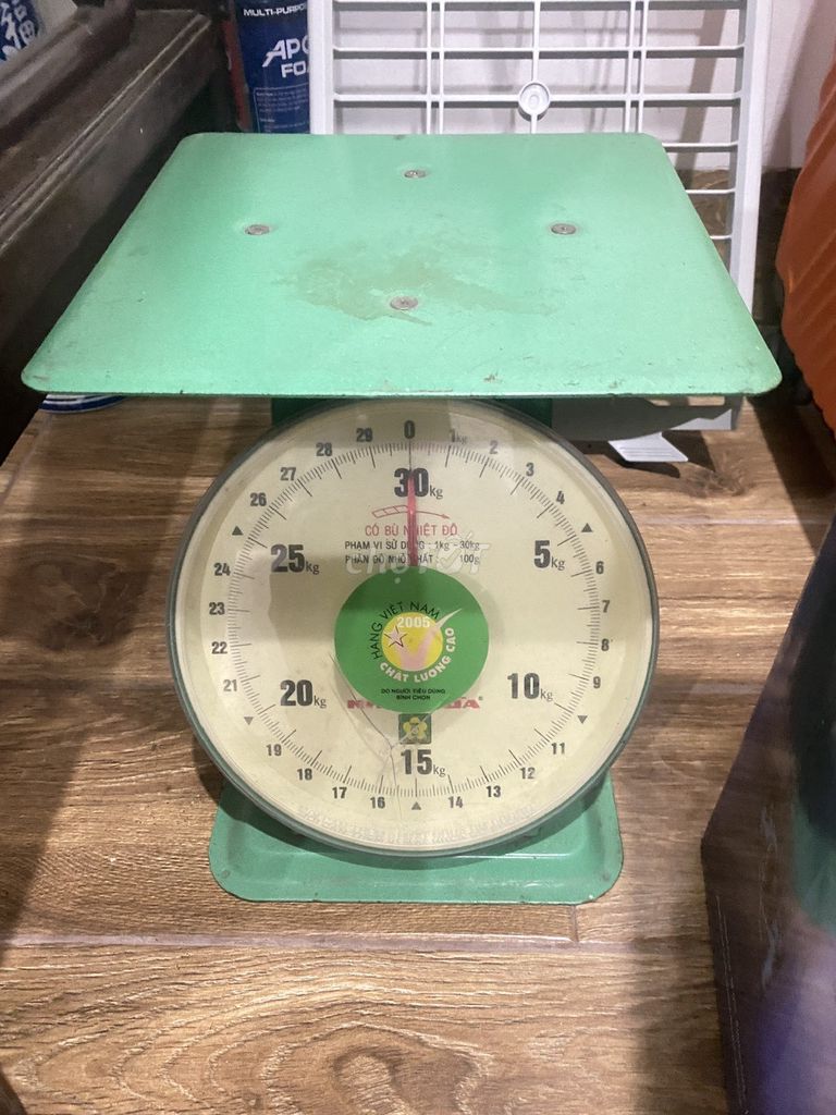 Cân cơ học 30kg Xanh lá Đã qua sử dụng. Mua bán Đồ chuyên dụng, Giống nuôi trồng tại Quận Thanh Xuân Hà Nội được đăng bởi    long hình 1