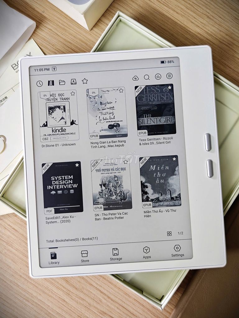Máy đọc sách Boox Go 7 4Gb|64Gb|White, Used.. Mua bán Máy tính bảng tại Thành phố Thủ Đức Tp Hồ Chí Minh được đăng bởi BaoBinKindle hình 1