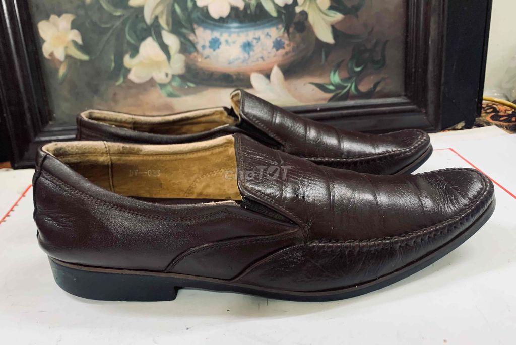 Giày lười nam da thật size 41. Mua bán Giày dép tại Quận Ba Đình Hà Nội được đăng bởi Phạm Minh hình 1