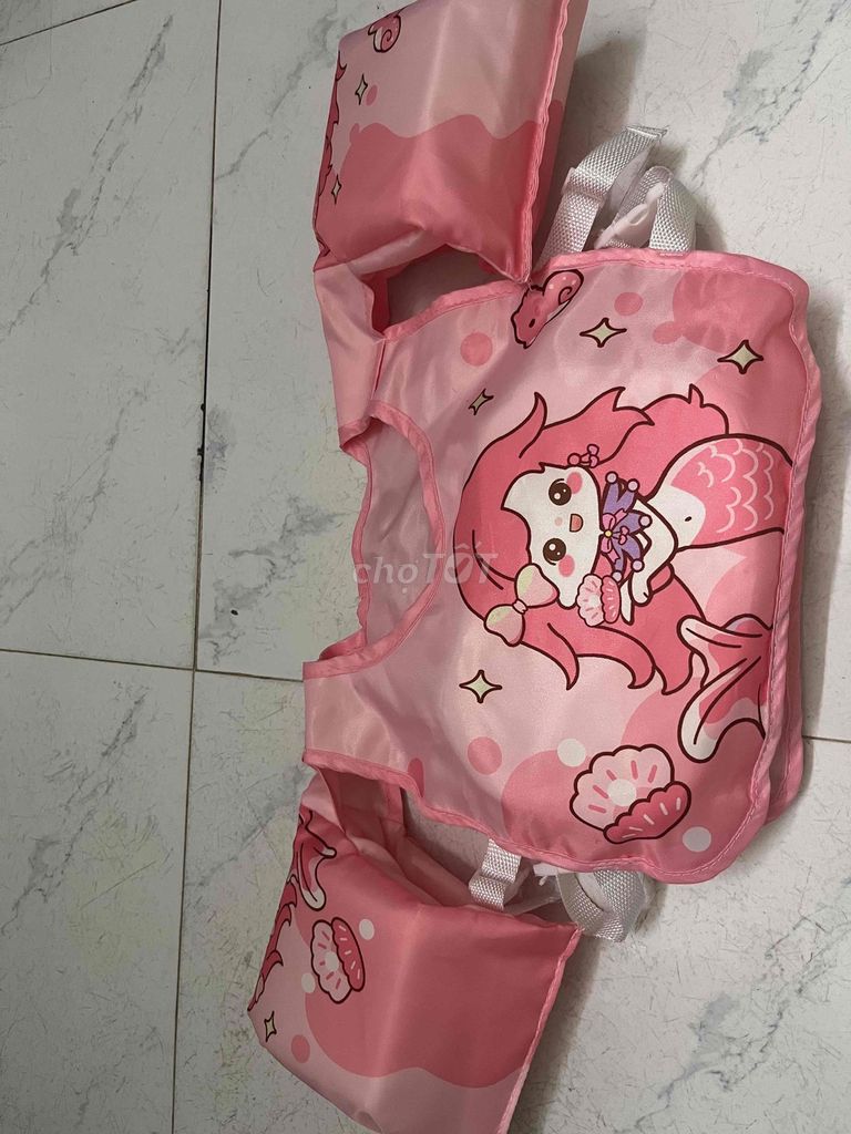 Áo phao bơi Nữ Vải Hồng