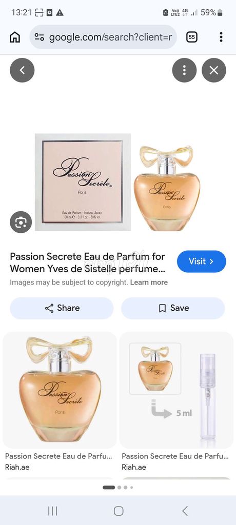 Yves de Sistelle Passion Secrete Nữ 75-80ml. Mua bán Nước hoa tại Huyện Bình Chánh Tp Hồ Chí Minh được đăng bởi Dương Thị Linh Phương hình 1