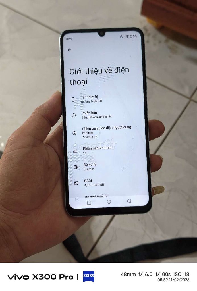 Realme note 50 ram 4/128g. Mua bán Điện thoại tại Thành phố Vị Thanh Hậu Giang được đăng bởi máy củ giá tốt  hình 1