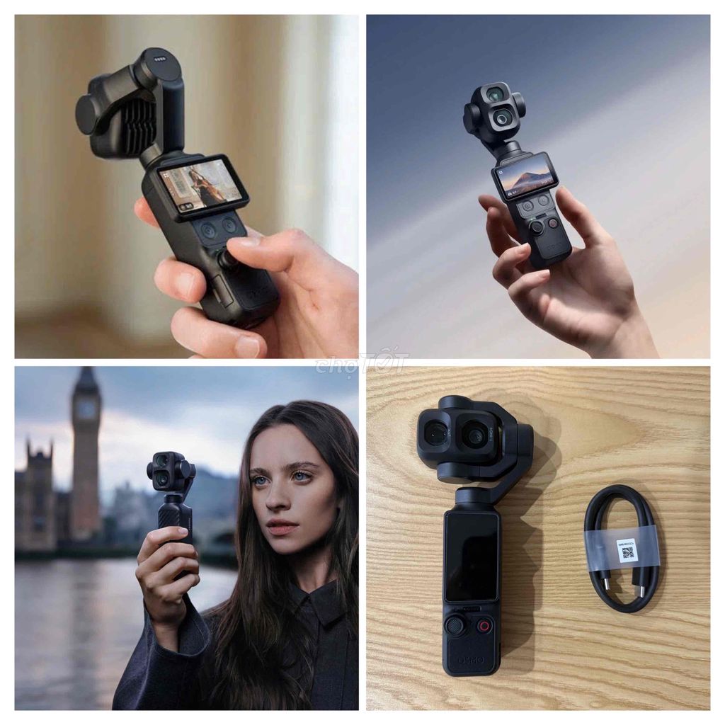 DJI Osmo Pocket 4P Đen. Mua bán Máy ảnh, Máy quay tại Quận Hải Châu Đà Nẵng được đăng bởi Minh Phạm hình 1