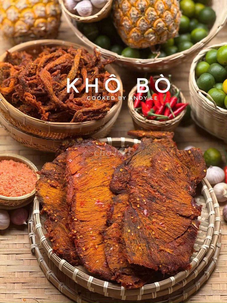 Khô bò miếng lớn. Mua bán Đồ ăn, thực phẩm và các loại khác tại Quận Bình Thạnh Tp Hồ Chí Minh được đăng bởi trúc cao  hình 1