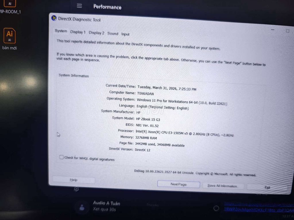 HP ZBook 15 G3 Xeon E3-1505M 15.6 inch. Mua bán Laptop tại Quận 10 Tp Hồ Chí Minh được đăng bởi Hoài Lâm hình 1