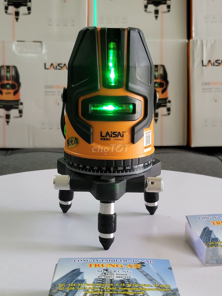 Máy cân bằng laser 5 tia xanh LAiSAi LSG686SPD