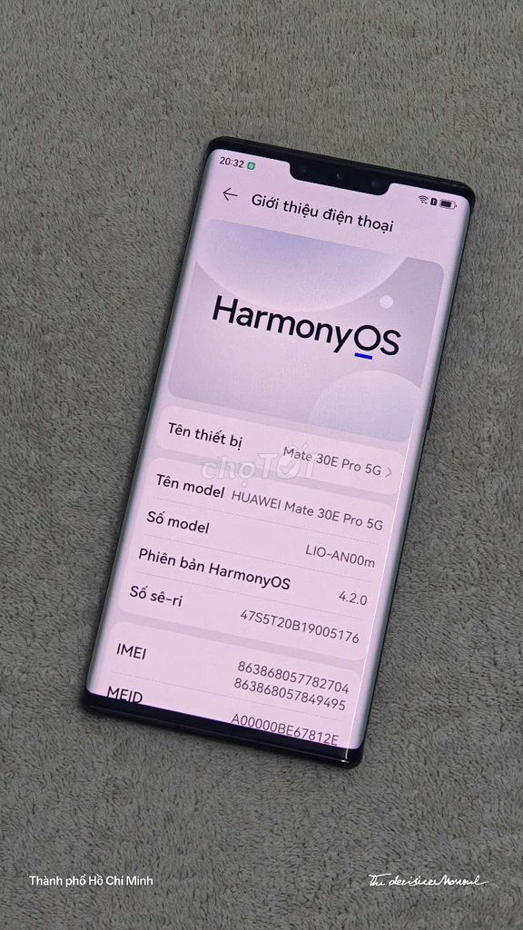 Huawei Mate 30E Pro 5G Đen 128GB B or G. Mua bán Điện thoại tại Quận 1 Tp Hồ Chí Minh được đăng bởi Bảo SG hình 1
