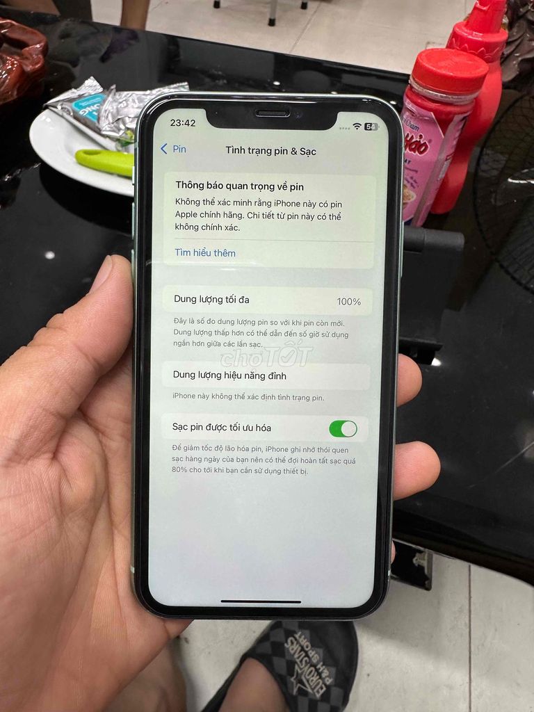 Apple iPhone 11 128GB Xanh lá 100%. Mua bán Điện thoại tại Quận Hà Đông Hà Nội được đăng bởi Phan Đại hình 1