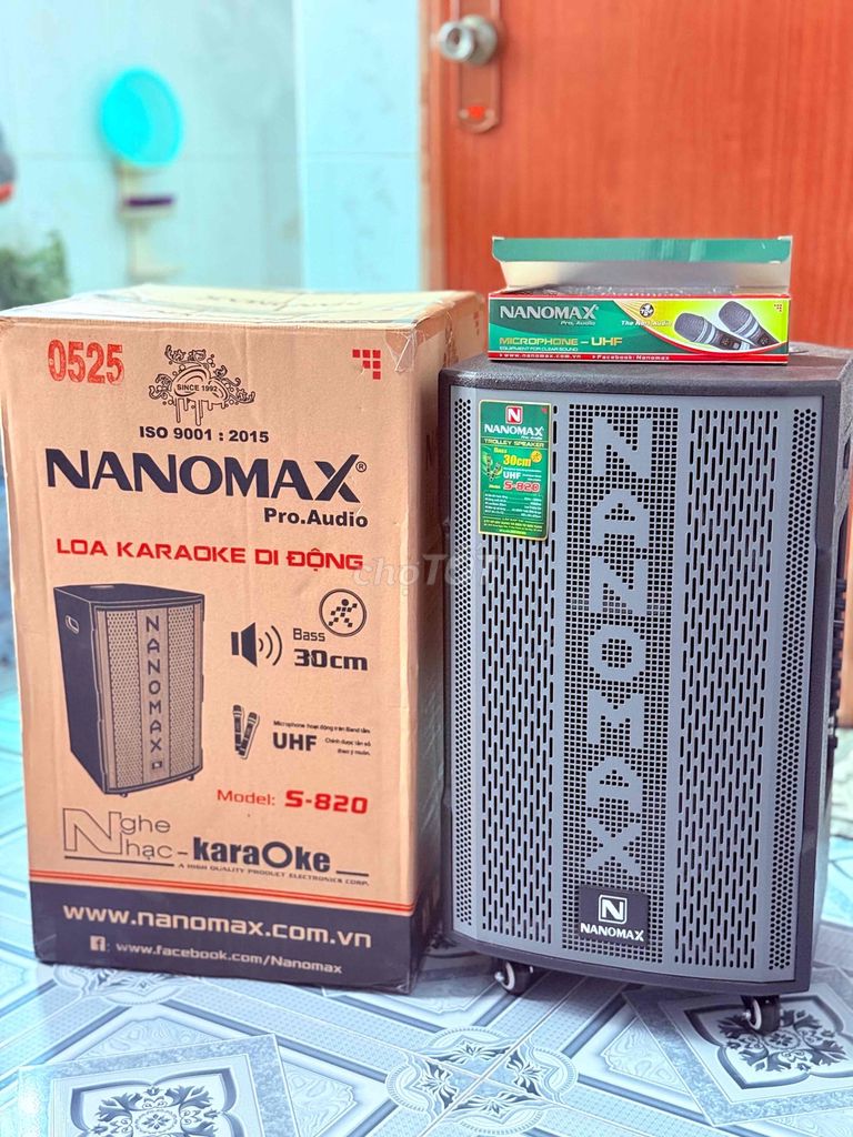 Loa karaoke Nanomax S-820 mới ít sử dụng thanh lý. Mua bán Tivi, Âm thanh tại Thành phố Biên Hòa Đồng Nai được đăng bởi quí hình 1