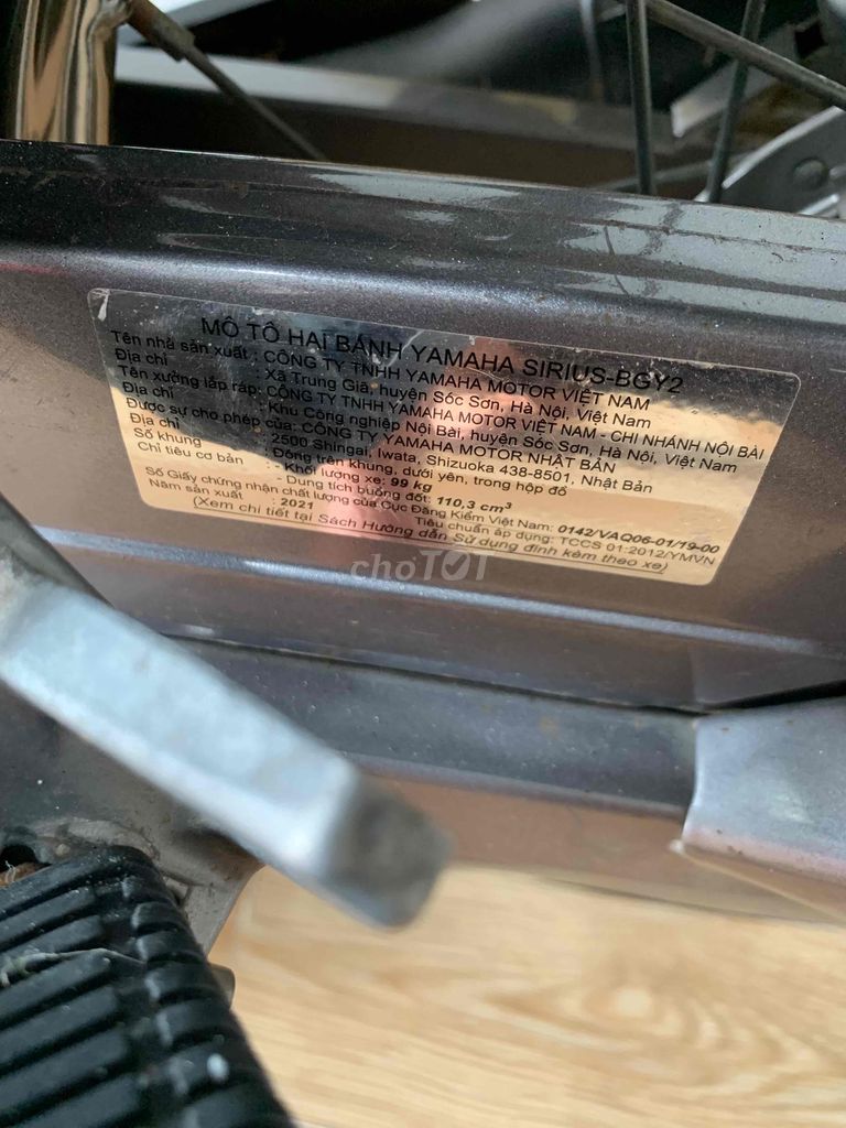 Sirius 2021 máy zin. Mua bán Xe máy tại Huyện Bến Lức Long An được đăng bởi Son hình 4