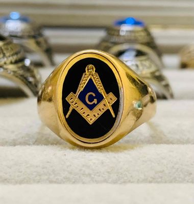 Nhẫn Mỹ Gold Masonic