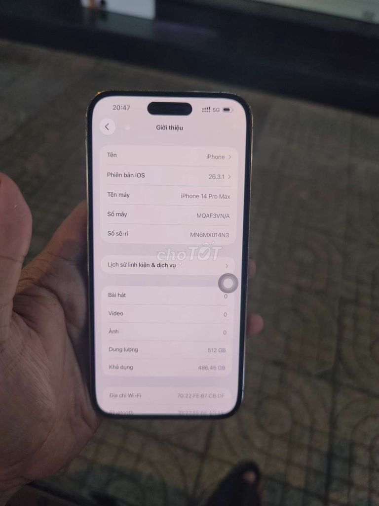Apple iPhone 14 Pro Max 512GB bán hay giao lưu. Mua bán Điện thoại tại Thị xã Phú Mỹ Bà Rịa - Vũng Tàu được đăng bởi hữu tài hình 1