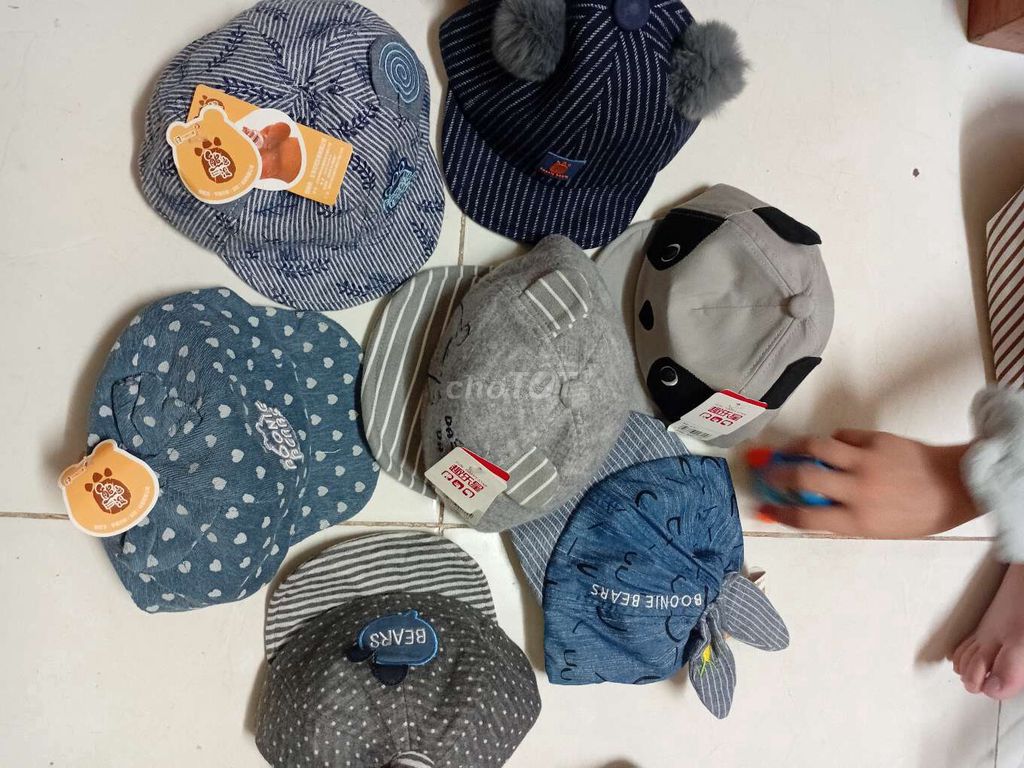Mũ vải trẻ em nhiều màu 1-3 tuổi. Mua bán Mẹ và bé tại Huyện Thanh Trì Hà Nội được đăng bởi Thúy hình 1