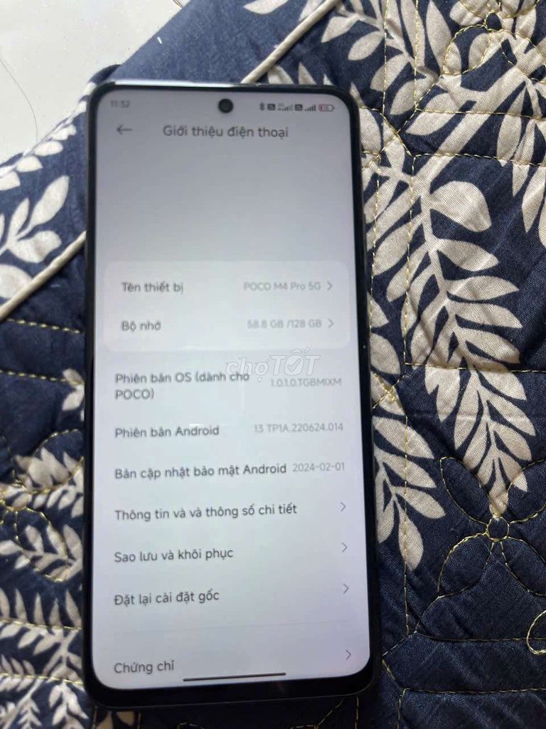 POCO M4 Pro 5G 128GB Đen. Mua bán Điện thoại tại Thành phố Thuận An Bình Dương được đăng bởi Nguyễn Thành Phong hình 1