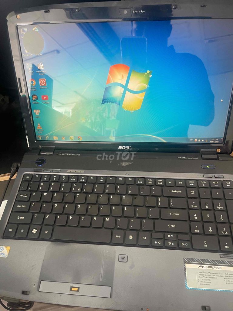 Acer Aspire Core 2 Duo 15.6 inch 2GB/320GB. Mua bán Laptop tại Huyện Nhơn Trạch Đồng Nai được đăng bởi Điện Thoại Cũ hình 1