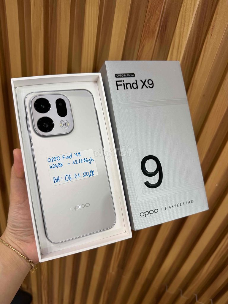 OPPO Find X9 12GB/256GB chính hãng bh 6/1/2028. Mua bán Điện thoại tại Quận 10 Tp Hồ Chí Minh được đăng bởi Đăng Sơn Store hình 1