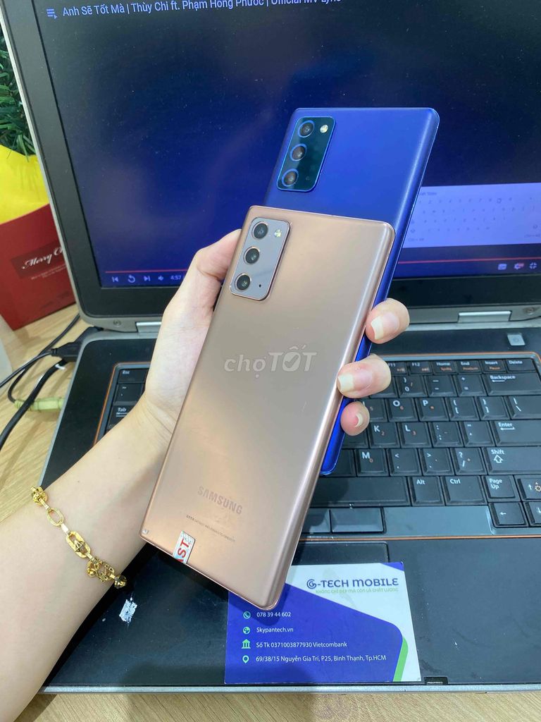 Nhiều lựa chọn SS Note 20 5G có trả góp bảo hànhhh