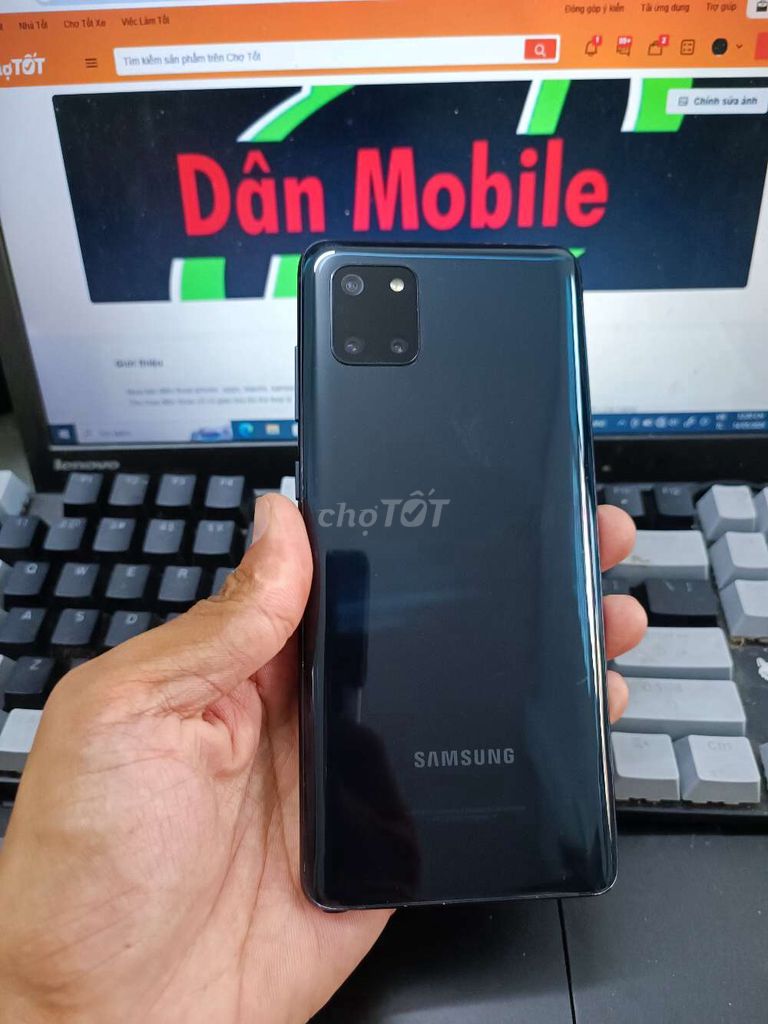 SAMSUNG NOTE 10 LITE 8GB.128GB PIN 4500 FULL CN. Mua bán Điện thoại tại Quận Bình Thạnh Tp Hồ Chí Minh được đăng bởi Dân Mobile hình 1