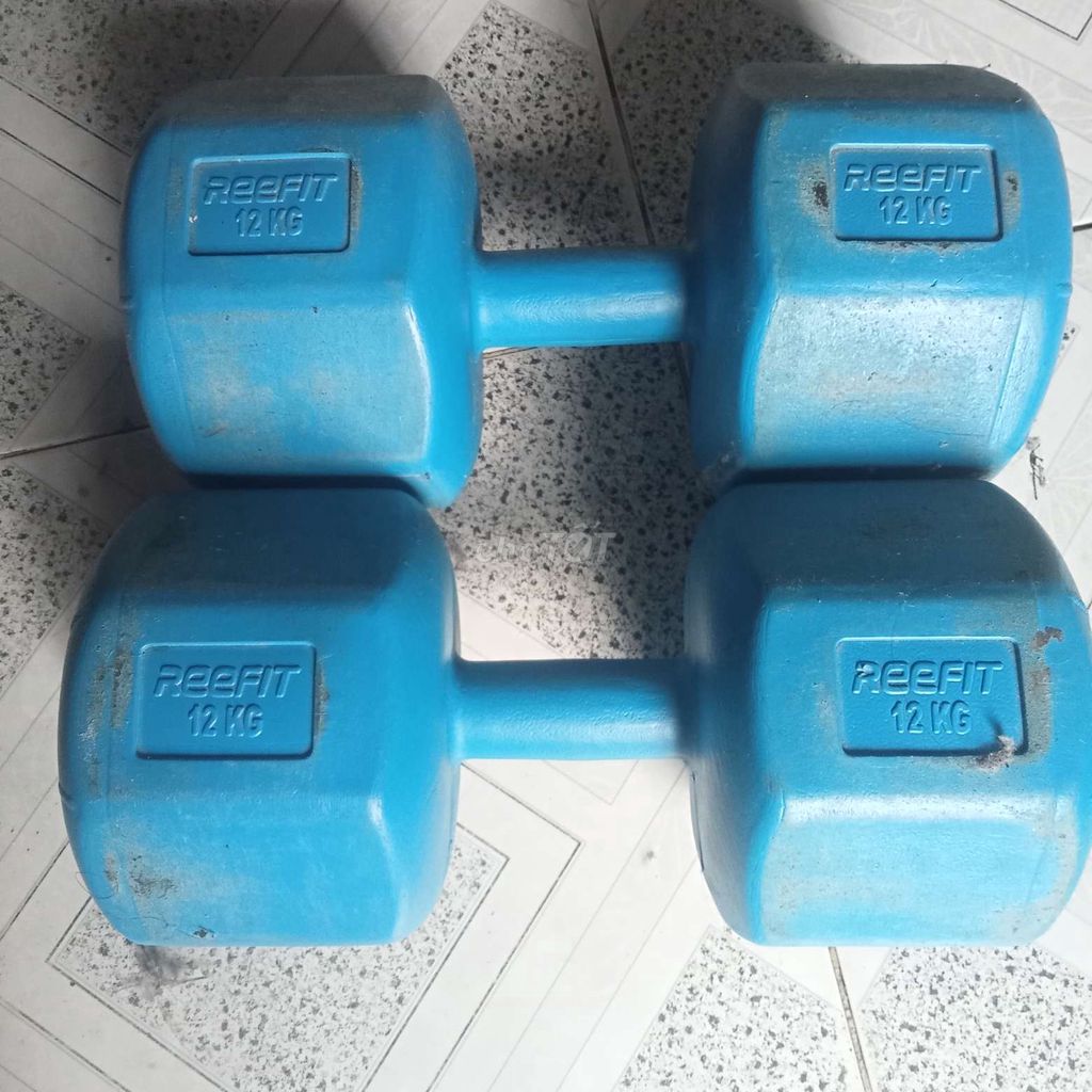 Tạ tay REEFIT 12kg Xanh dương. Mua bán Đồ thể thao, Dã ngoại tại Thị xã Bến Cát Bình Dương được đăng bởi Tư Đại Nam hình 1