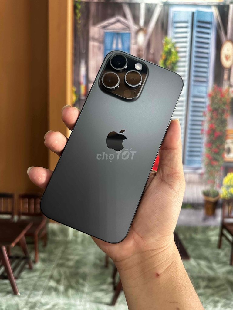 iPhone 16 Pro Max 256Gb Đen Lock CNC đẹp keng