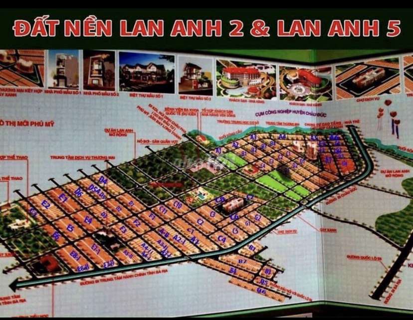 MUA BÁN NHANH ĐẤT LAN ANH 2,5 HÒA LONG, BÀ RỊA, CHÍNH CHỦ