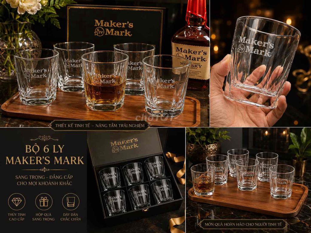 Ly thủy tinh Makers Mark 350ml trong suốt cao cấp. Mua bán Dụng cụ nhà bếp tại Quận Bình Thạnh Tp Hồ Chí Minh được đăng bởi Nguyễn Trung Tuyến  hình 1