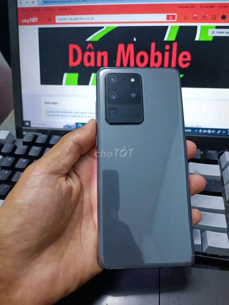 SAMSUNG S20 ULTRA 12/128GB MÁY ĐẸP FULL CN. Mua bán Điện thoại tại Quận Bình Thạnh Tp Hồ Chí Minh được đăng bởi Dân Mobile hình 1