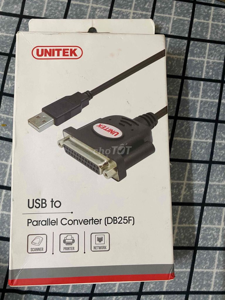 Cáp USB 2.0 -> COM 25 Unitek (Y121)