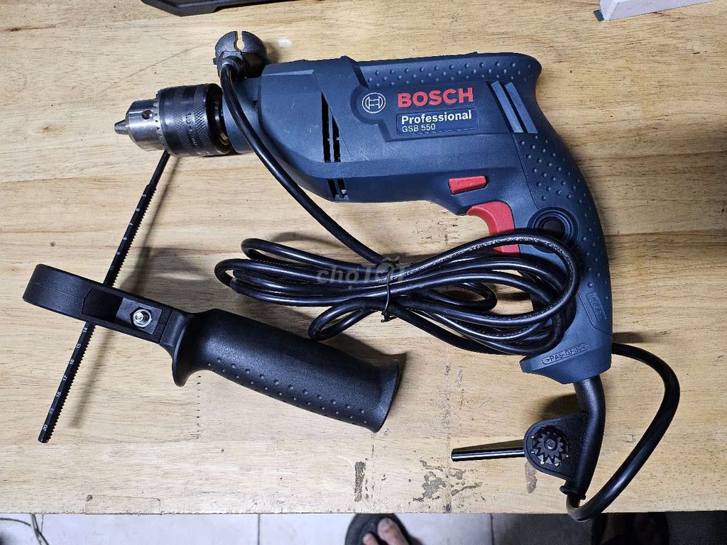 Máy khoan điện 13ly BOSCH GSB550 550w chính hãng👍