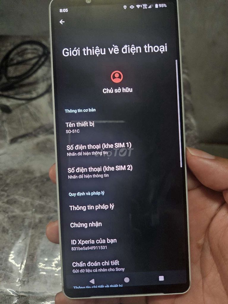Sony Xperia 1 Mark IV 256GB xài ngon. Mua bán Điện thoại tại Quận Gò Vấp Tp Hồ Chí Minh được đăng bởi Nhật Hitech hình 1