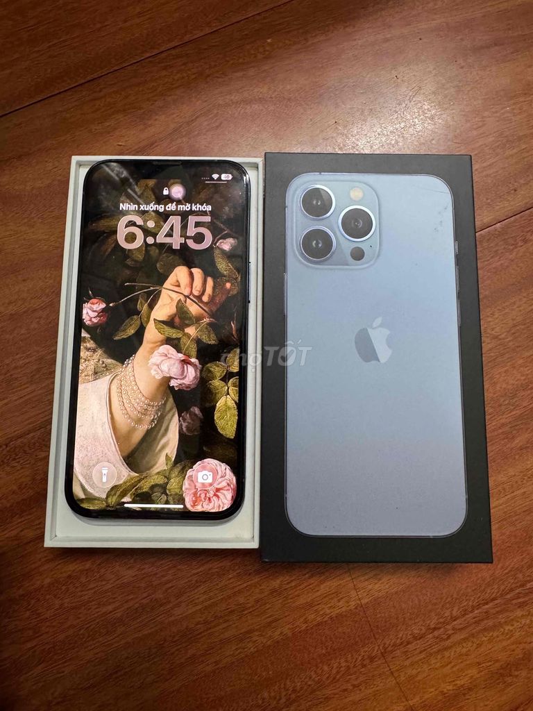 iPhone 13 Pro 128GB Sierra Blue. Mua bán Điện thoại tại Thành phố Buôn Ma Thuột Đắk Lắk được đăng bởi Tấn Kiệt hình 1