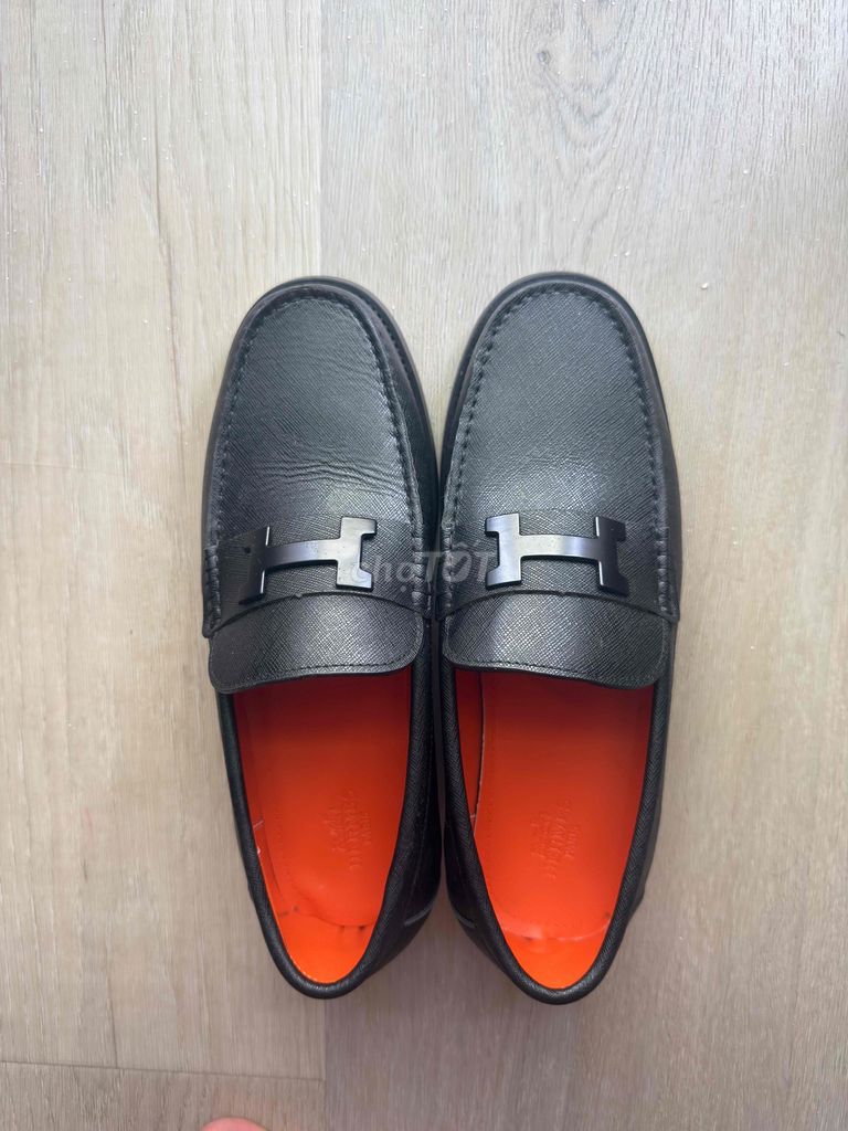 Giày lười Hermes Nam Đen 42 Đã sử dụng. Mua bán Giày dép tại Quận Hà Đông Hà Nội được đăng bởi Phan Phong hình 1