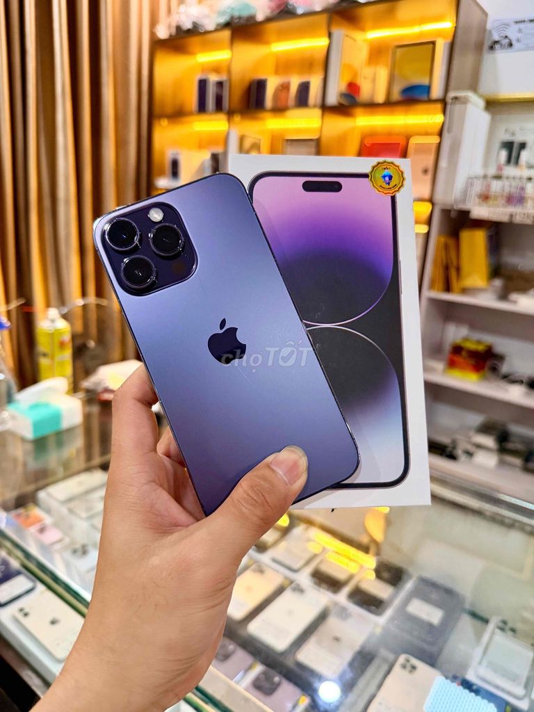 Apple iPhone 14 Pro Max 512GB Tím LL/A 98%. Mua bán Điện thoại tại Thành phố Long Xuyên An Giang được đăng bởi Băng Apple  chuyên iphone hình 1