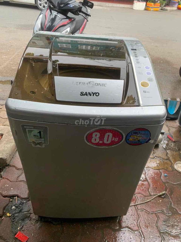 máy giặt sanyo 8kg bh 5 tháng