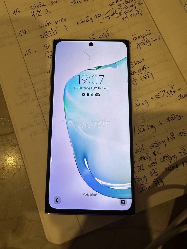 Samsung Galaxy Note 10+ Đa sắc Vỡ màn hình. Mua bán Điện thoại tại Huyện Củ Chi Tp Hồ Chí Minh được đăng bởi Dang khanh hình 1