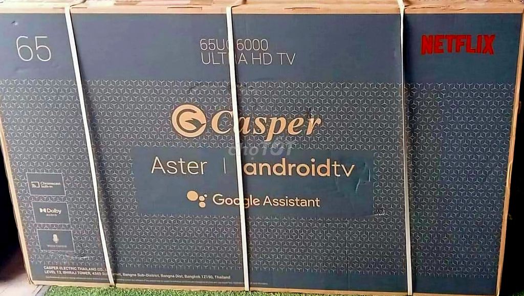 TV Casper 65UG6000 65in 4K Google TV Bảo Hành 2025