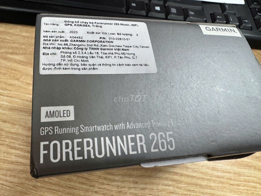 bán Garmin Forerunner 265 Music trắng mới 99,99%