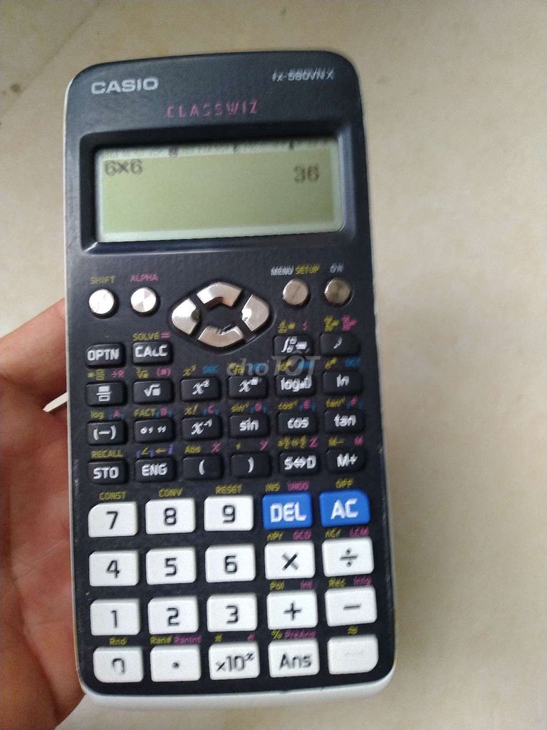 Máy tính Casio 580 chĩnh hãng