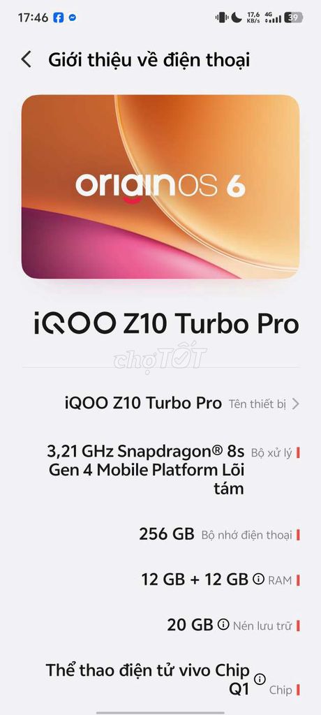 iQOO Z10 Turbo Pro 12GB/256GB. Mua bán Điện thoại tại Huyện Bù Đăng Bình Phước được đăng bởi nguyễn minh quang hình 1