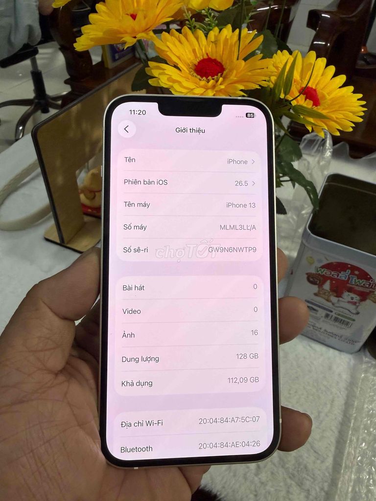 iPhone 13 128GB Trắng 99%. Mua bán Điện thoại tại Thành phố Biên Hòa Đồng Nai được đăng bởi thanh hình 1