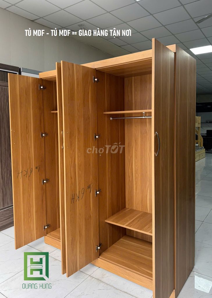 TỦ QUẦN ÁO MDF-TỦ QUẦN ÁO_TỦ QUẦN ÁO MDF$TỦ MDF %. Mua bán Tủ, kệ gia đình tại Quận 1 Tp Hồ Chí Minh được đăng bởi NỘI THẤT NHÀ XINH hình 1