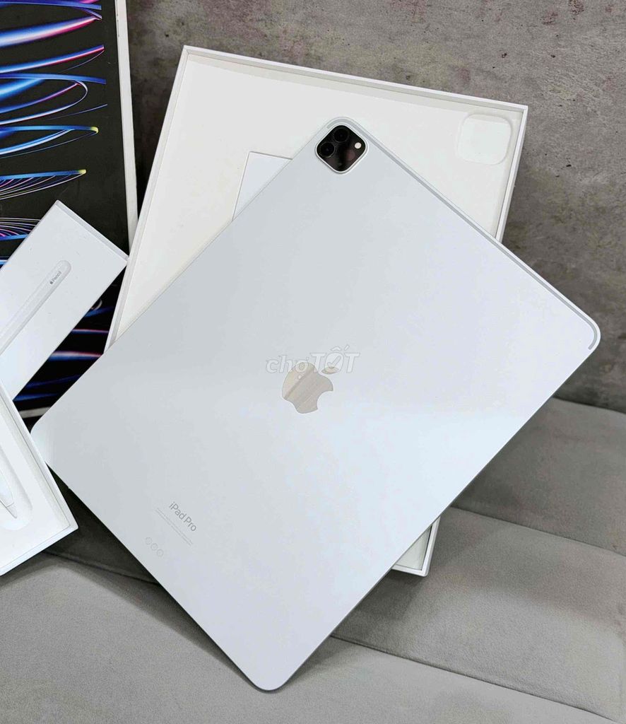 iPad Pro M2 12.9inch Silver 128GB 5g Pin9x. Mua bán Máy tính bảng tại Quận Thanh Khê Đà Nẵng được đăng bởi minh hưng hình 1