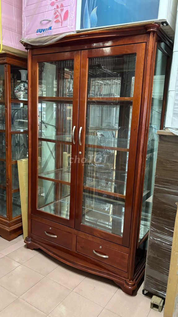 Tủ trưng bày gỗ Thao Lao 195 x 50 x120 cm. Mua bán Tủ, kệ gia đình tại Thành phố Sa Đéc Đồng Tháp được đăng bởi NGUYỄN XUÂN HIỀN hình 1