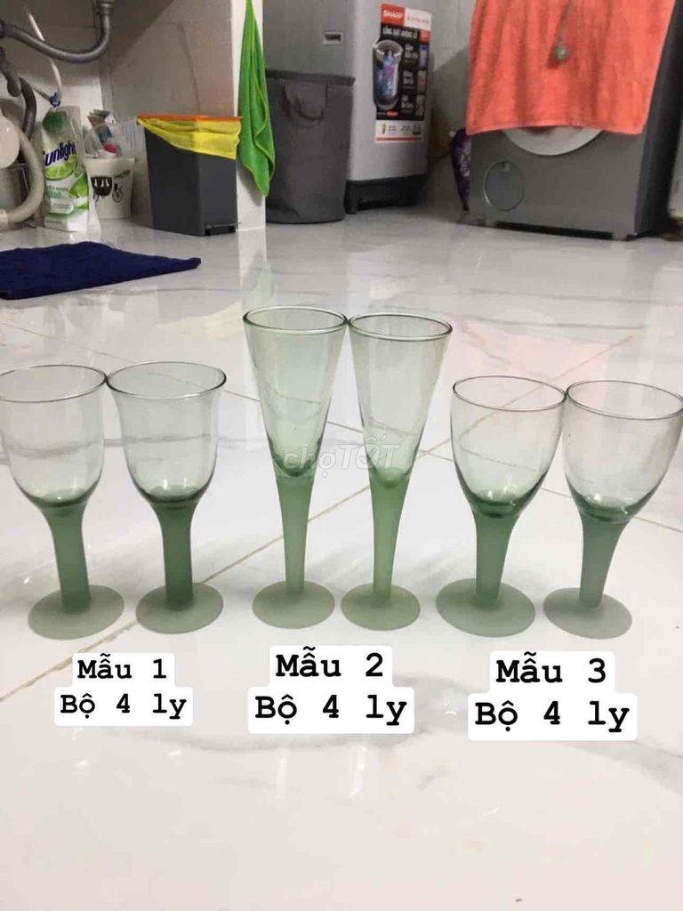 Bộ ly thuỷ tinh 12 cái