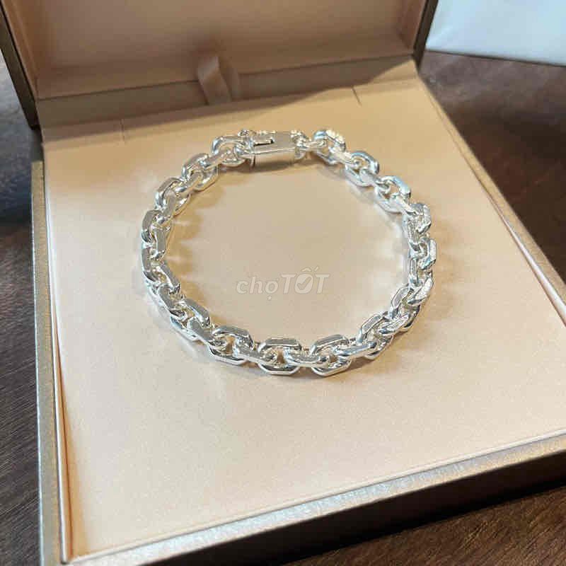 Lắc tay Nam Bạc 999 19.5-20cm. Mua bán Phụ kiện thời trang khác tại Quận Phú Nhuận Tp Hồ Chí Minh được đăng bởi Đức Anh hình 1