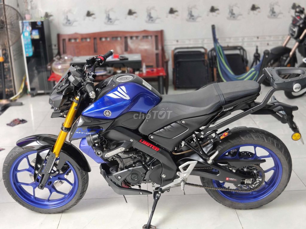 Yamaha MT15 2021 сине-черная с тюнингом