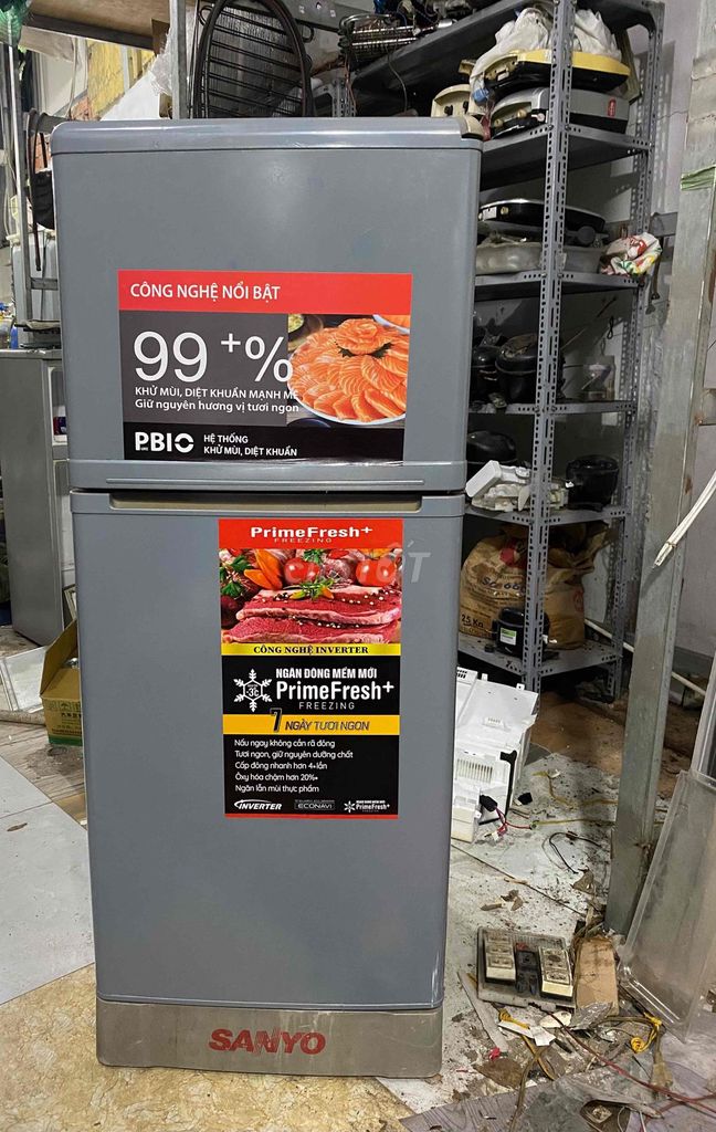 Tủ lạnh Sanyo 150L Xám. Mua bán Tủ lạnh tại Quận 8 Tp Hồ Chí Minh được đăng bởi Điện Máy Uy Tín hình 1