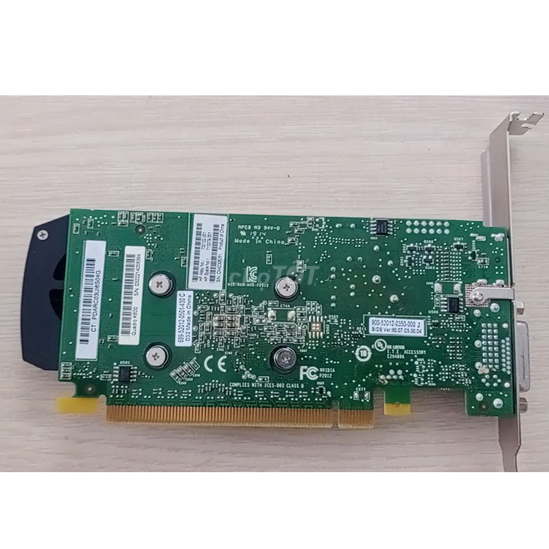 Card màn hình Nvidia Quadro K600 1Gb 128bits bh 6t