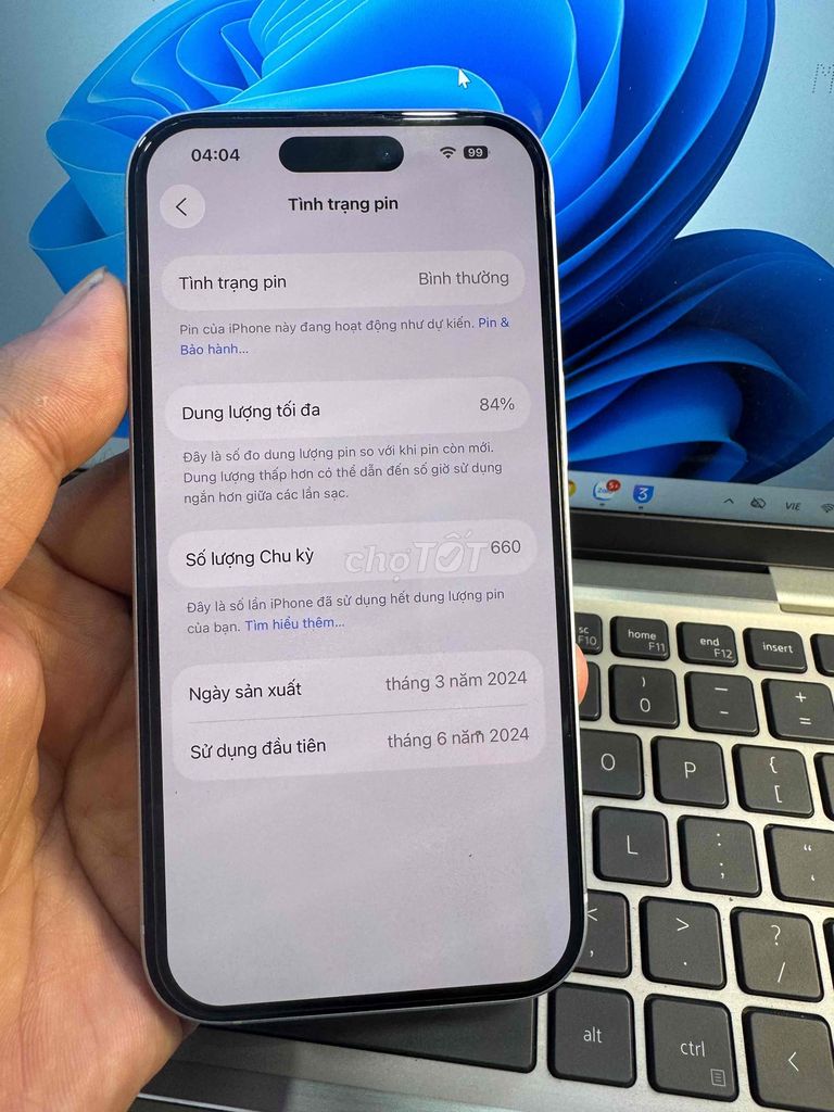 iPhone 15 128GB Xanh. Mua bán Điện thoại tại Quận 6 Tp Hồ Chí Minh được đăng bởi QUỐC THIÊN BÁN GÓP 0 ĐỒNG  hình 1